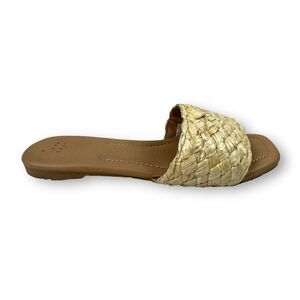 A‎ New Day Raffia Slide Sandal Size 8